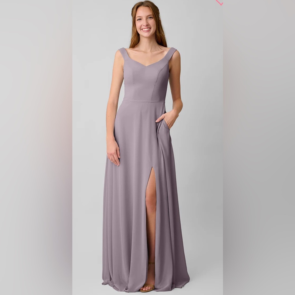 Kennedy Blue Haley Platinum Bridesmaid Dress size S